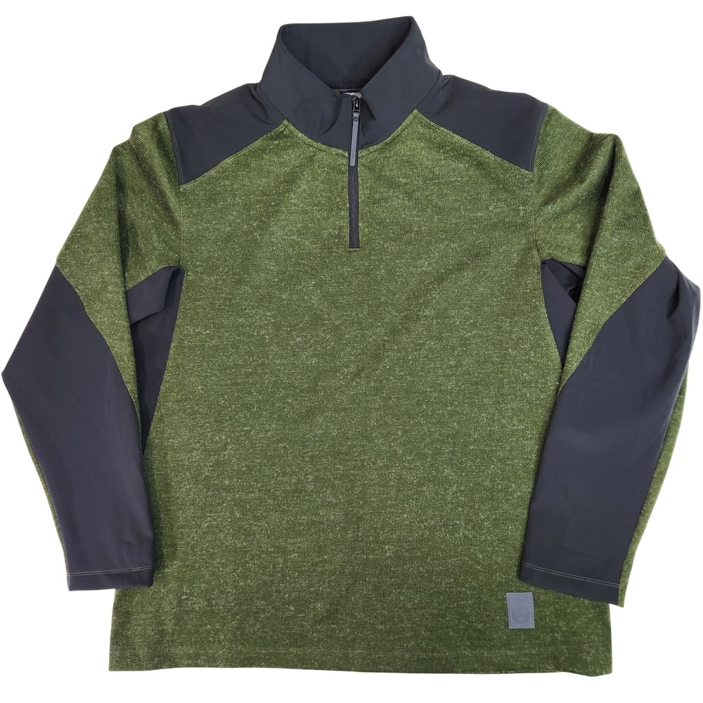Magpul MAG944 Mens XL 1/4 Zip Pullover Wool Blend Tactical Green Gray Sweater
